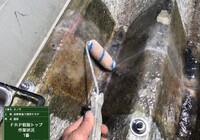 【伊那市西箕輪】工場 FRP折板屋根 重なり部分防水工事