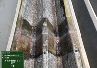 【伊那市西箕輪】工場 FRP折板屋根 重なり部分防水工事