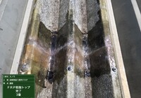 【伊那市西箕輪】工場 FRP折板屋根 重なり部分防水工事