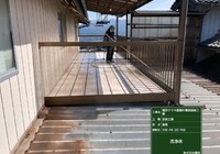 【下伊那郡松川町元大島】ヤマホ農園 中屋根 屋根塗装工事（ユメロック114ライン仕様）