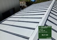 【下伊那郡松川町元大島】ヤマホ農園 大屋根・小屋鉄部・離れ 屋根・鉄部塗装工事（ユメロックルーフ仕様）