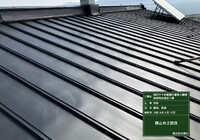 【下伊那郡松川町元大島】ヤマホ農園 大屋根・小屋鉄部・離れ 屋根・鉄部塗装工事（ユメロックルーフ仕様）