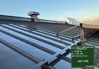 【下伊那郡松川町元大島】ヤマホ農園 大屋根・小屋鉄部・離れ 屋根・鉄部塗装工事（ユメロックルーフ仕様）