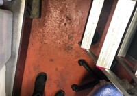 【飯田市中央通り】店舗 肉のまるやま 厨房床 防塵塗装部分補修工事（フロアートップ8500仕様）