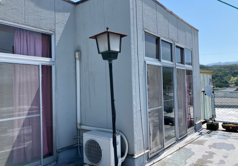 【下伊那郡松川町大島】店舗 いなほ 屋上外壁塗装・防水工事（シリコン仕様）