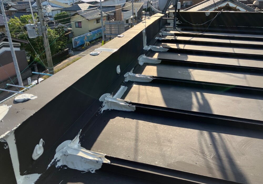 【下伊那郡松川町大島】店舗 いなほ 屋上外壁塗装・防水工事（シリコン仕様）