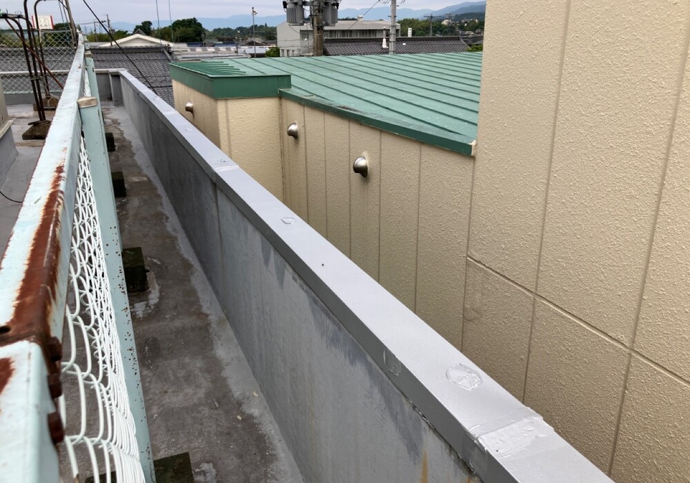 【下伊那郡松川町大島】店舗 いなほ 屋上外壁塗装・防水工事（シリコン仕様）