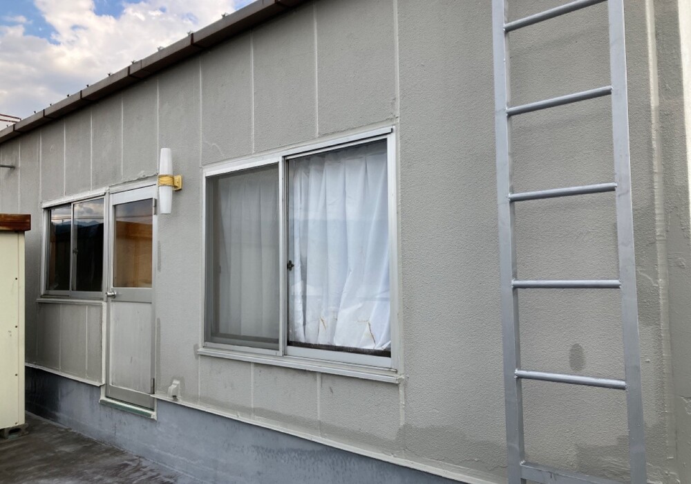 【下伊那郡松川町大島】店舗 いなほ 屋上外壁塗装・防水工事（シリコン仕様）