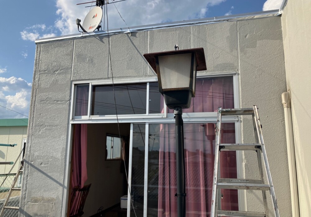 【下伊那郡松川町大島】店舗 いなほ 屋上外壁塗装・防水工事（シリコン仕様）