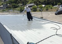 【飯田市龍江】グループホームみつばさ リビング事務所棟 屋根・外壁塗装工事（ユメロック114ライン・ユメロックルーフ仕様）