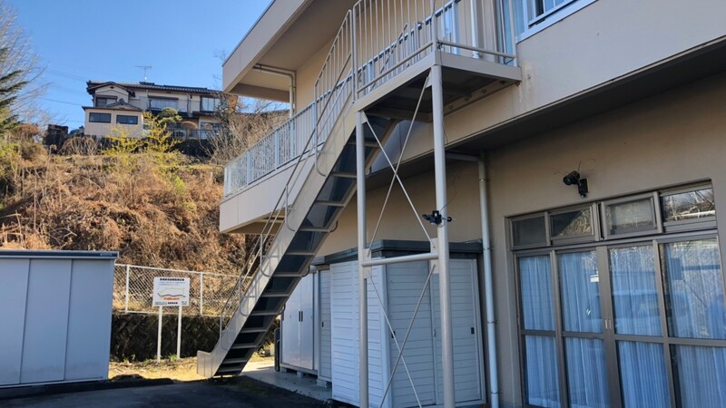 ゆいの里 避難滑り台塗装工事_190426_0028