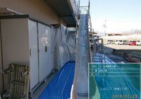 【飯田市龍江】施設 ゆいの里 非常滑り台・手摺柱床・鉄部塗装工事（ユメロック仕様）