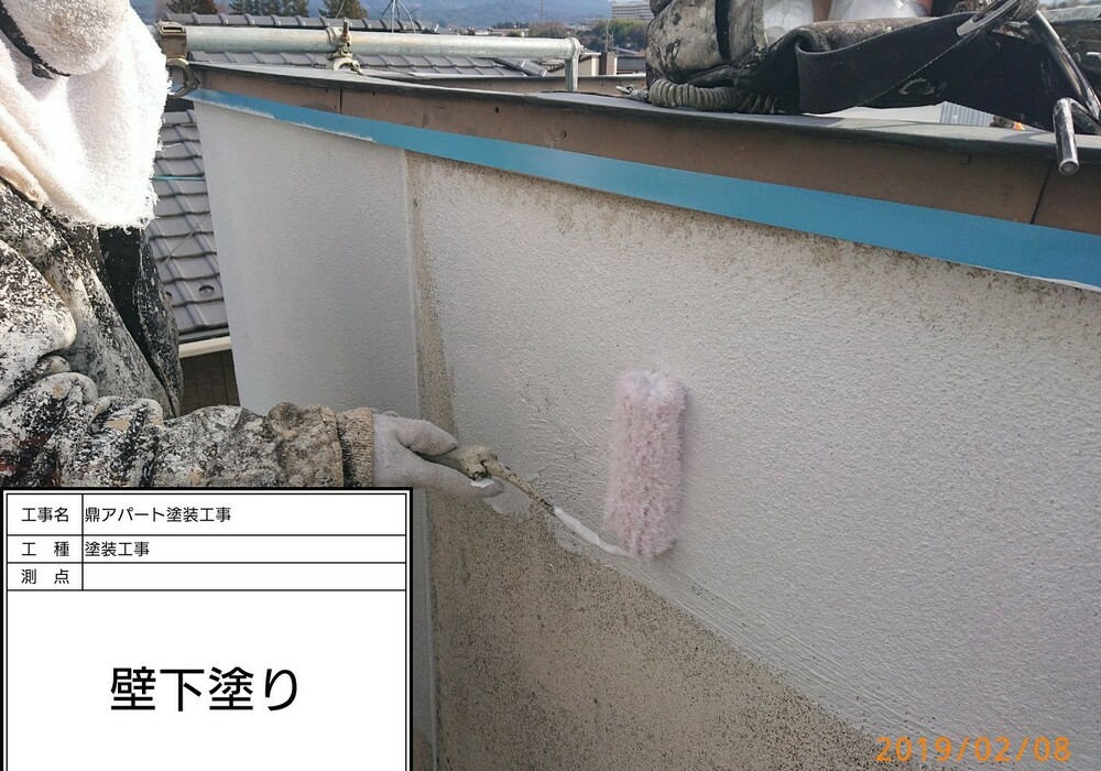 【飯田市鼎】賃貸アパート NAO 外壁・屋根塗装・シーリング工事（シリコン仕様）