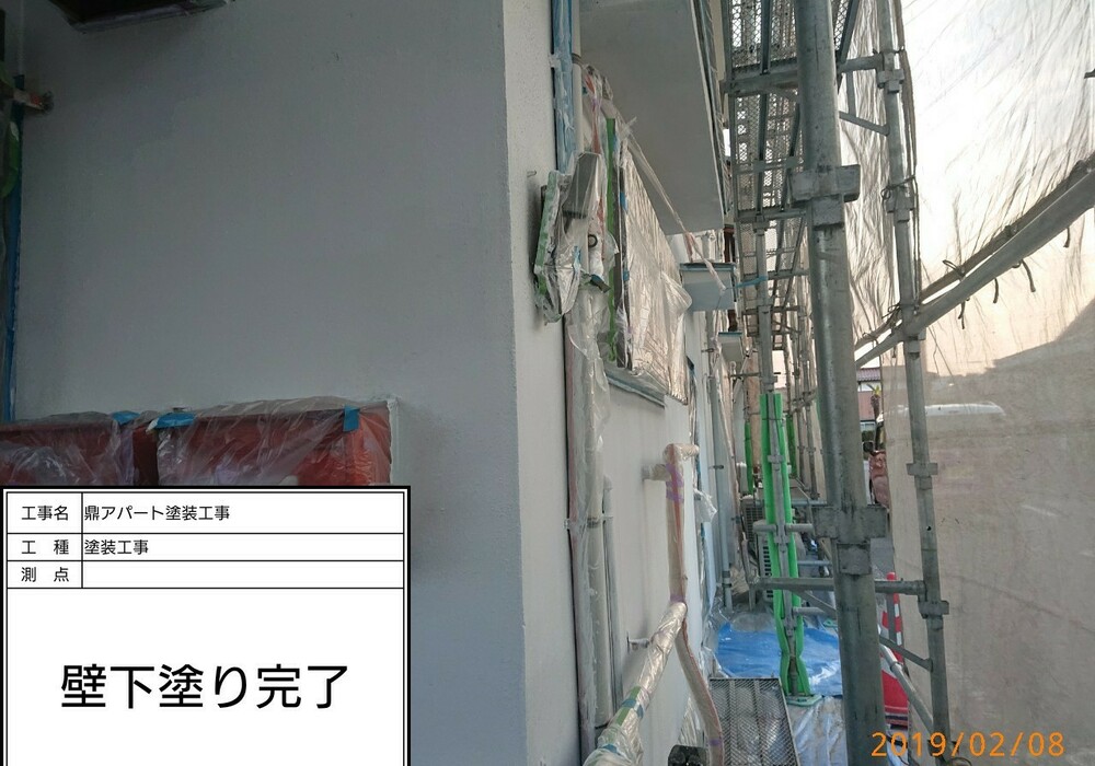【飯田市鼎】賃貸アパート NAO 外壁・屋根塗装・シーリング工事（シリコン仕様）