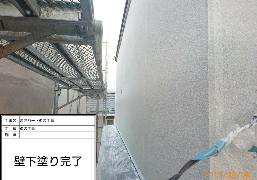 【飯田市鼎】賃貸アパート NAO 外壁・屋根塗装・シーリング工事（シリコン仕様）