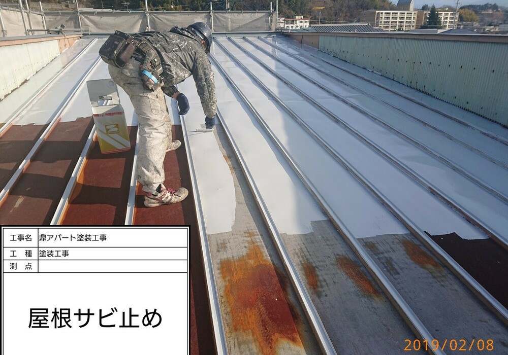 【飯田市鼎】賃貸アパート NAO 外壁・屋根塗装・シーリング工事（シリコン仕様）