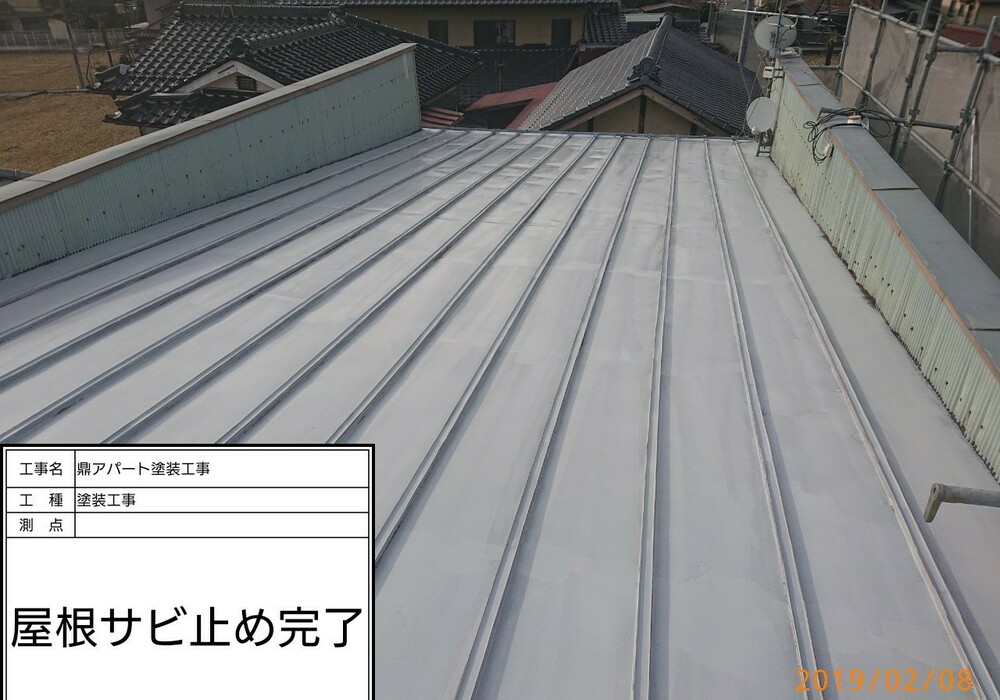 【飯田市鼎】賃貸アパート NAO 外壁・屋根塗装・シーリング工事（シリコン仕様）