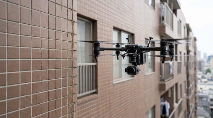 ドローン外壁診断のメリットは？従来調査との違いと導入前に確認したいポイント