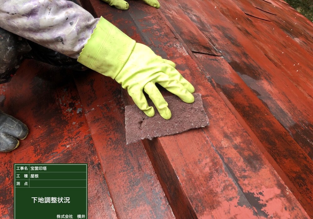 【下伊那郡大鹿村】宇佐八幡神社 屋根塗装工事（ユメロック114ライン・ユメロックルーフ仕様）