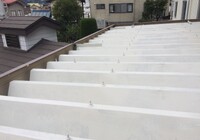 【諏訪市】K株式会社 倉庫 屋根改修・塗装工事（ポリカ折板Y500・ユメロックルーフ仕様）