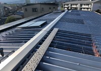 【諏訪市】K株式会社 倉庫 屋根改修・塗装工事（ポリカ折板Y500・ユメロックルーフ仕様）