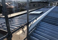 【諏訪市】K株式会社 倉庫 屋根改修・塗装工事（ポリカ折板Y500・ユメロックルーフ仕様）