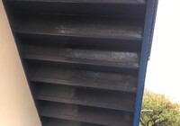 【飯田市丸山町】Mアパート 賃貸アパート 階段・手摺・ベランダ鉄部塗装工事（パワーMレタン仕様）