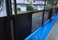【飯田市丸山町】Mアパート 賃貸アパート 階段・手摺・ベランダ鉄部塗装工事（パワーMレタン仕様）