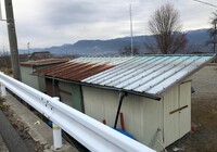 【下伊那郡松川町】増野自治会 会所 波トタン屋根塗装工事（ルーフスターSi仕様）