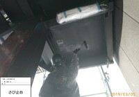 【飯田市追手町】天空の城 三宜亭本館 非常階段 鉄部塗装工事（3工程Si仕様）
