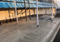 【飯田市追手町】天空の城 三宜亭 非常階段 屋上防水工事（防水X-2密着工法）