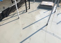 【飯田市追手町】天空の城 三宜亭 非常階段 屋上防水工事（防水X-2密着工法）