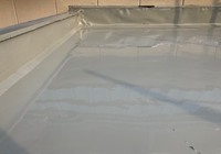 【飯田市追手町】天空の城 三宜亭 非常階段 屋上防水工事（防水X-2密着工法）