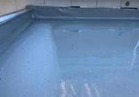 【飯田市追手町】天空の城 三宜亭 非常階段 屋上防水工事（防水X-2密着工法）