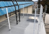 【飯田市追手町】天空の城 三宜亭 非常階段 屋上防水工事（防水X-2密着工法）