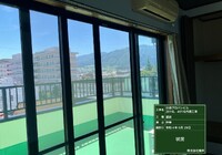 【飯田市本町】日通プロパンビル 201号室・401号室 窓枠塗装工事（2液型ウレタン塗装仕様）