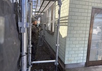 【安曇野市】賃貸マンション モロズミハイツ 共用通路改修・外壁塗装・屋根塗装工事（ユメロック114ライン仕様）