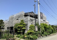 【飯田市長野原】戸建て K様邸 井坪工務店 外壁・倉庫屋根塗装工事（ユメロック114ライン仕様）
