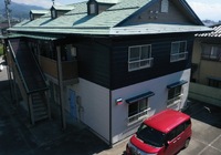 【飯田市鼎切石】 賃貸アパートコーポ小原様 アパート外壁塗装・外壁修繕・屋根塗装工事