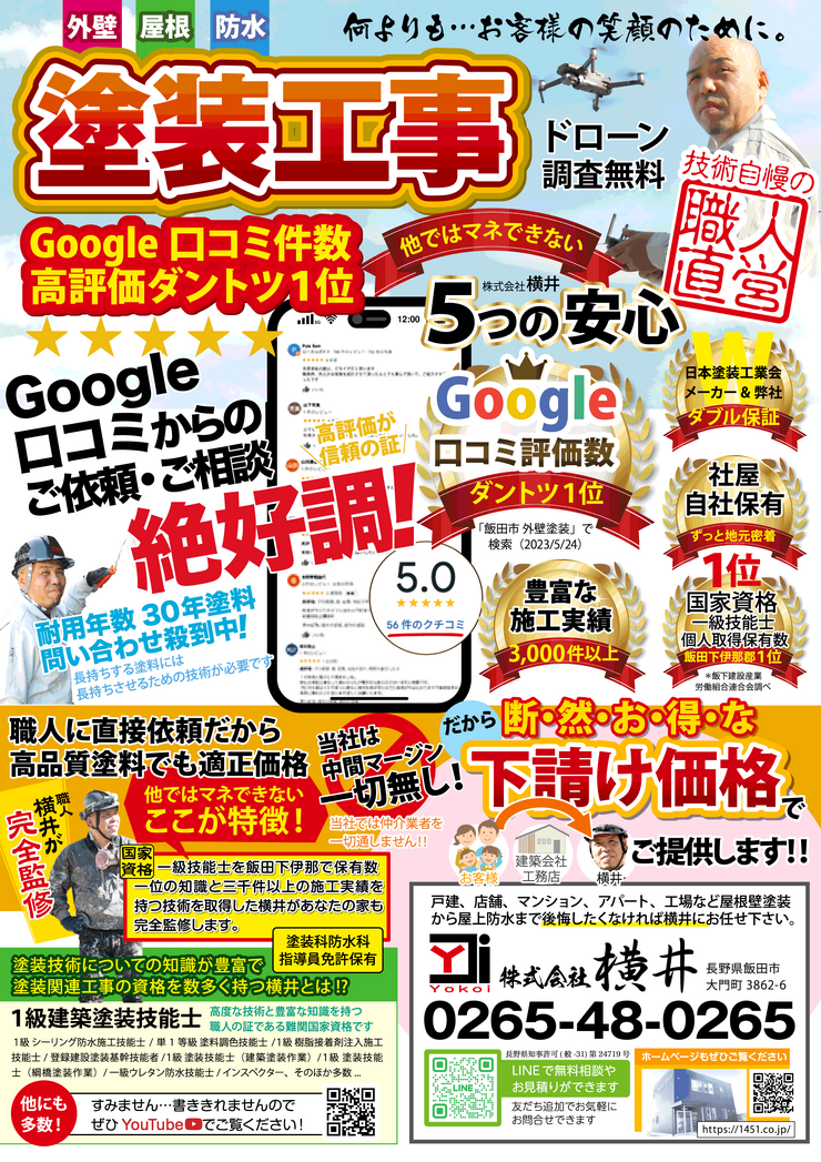 Google口コミ地域ダントツ1位 101レビー達成