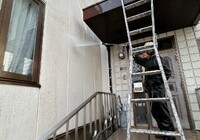 【飯田市小伝馬町】太田歯科様 玄関上屋根塗装工事（ユメロック114ライン仕様）