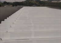 【飯田市龍江】（有）鈴木製作所様 工場 折半屋根遮熱塗装工事（シャネツトップワン仕様）