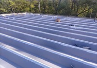 【飯田市龍江】（有）鈴木製作所様 工場 折半屋根遮熱塗装工事（シャネツトップワン仕様）