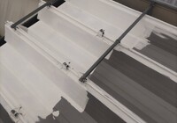 【飯田市龍江】（有）鈴木製作所様 工場 折半屋根遮熱塗装工事（シャネツトップワン仕様）