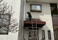 【飯田市小伝馬町】太田歯科様 玄関上屋根塗装工事（ユメロック114ライン仕様）