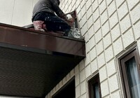 【飯田市小伝馬町】太田歯科様 玄関上屋根塗装工事（ユメロック114ライン仕様）