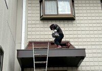 【飯田市小伝馬町】太田歯科様 玄関上屋根塗装工事（ユメロック114ライン仕様）