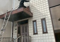 【飯田市小伝馬町】太田歯科様 玄関上屋根塗装工事（ユメロック114ライン仕様）