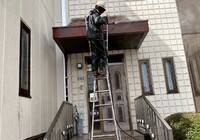 【飯田市小伝馬町】太田歯科様 玄関上屋根塗装工事（ユメロック114ライン仕様）
