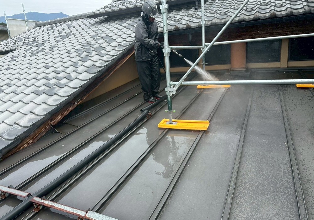 【下伊那郡高森町】山吹新田地区集会所 外壁・屋根塗装工事